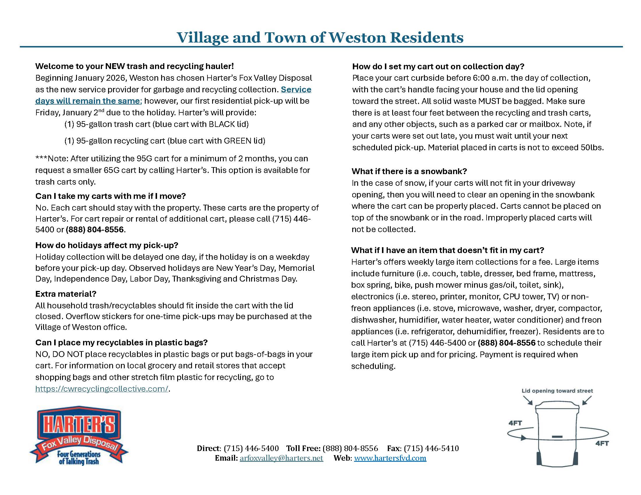 Weston Harters Flyer